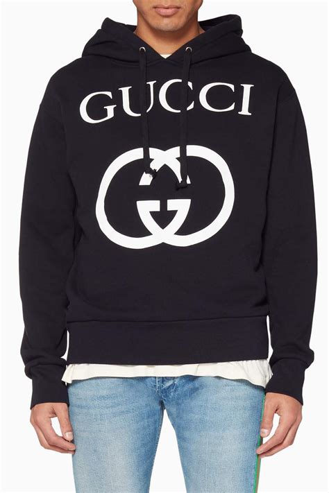 sweatshirt gucci mens|real Gucci hoodie for men.